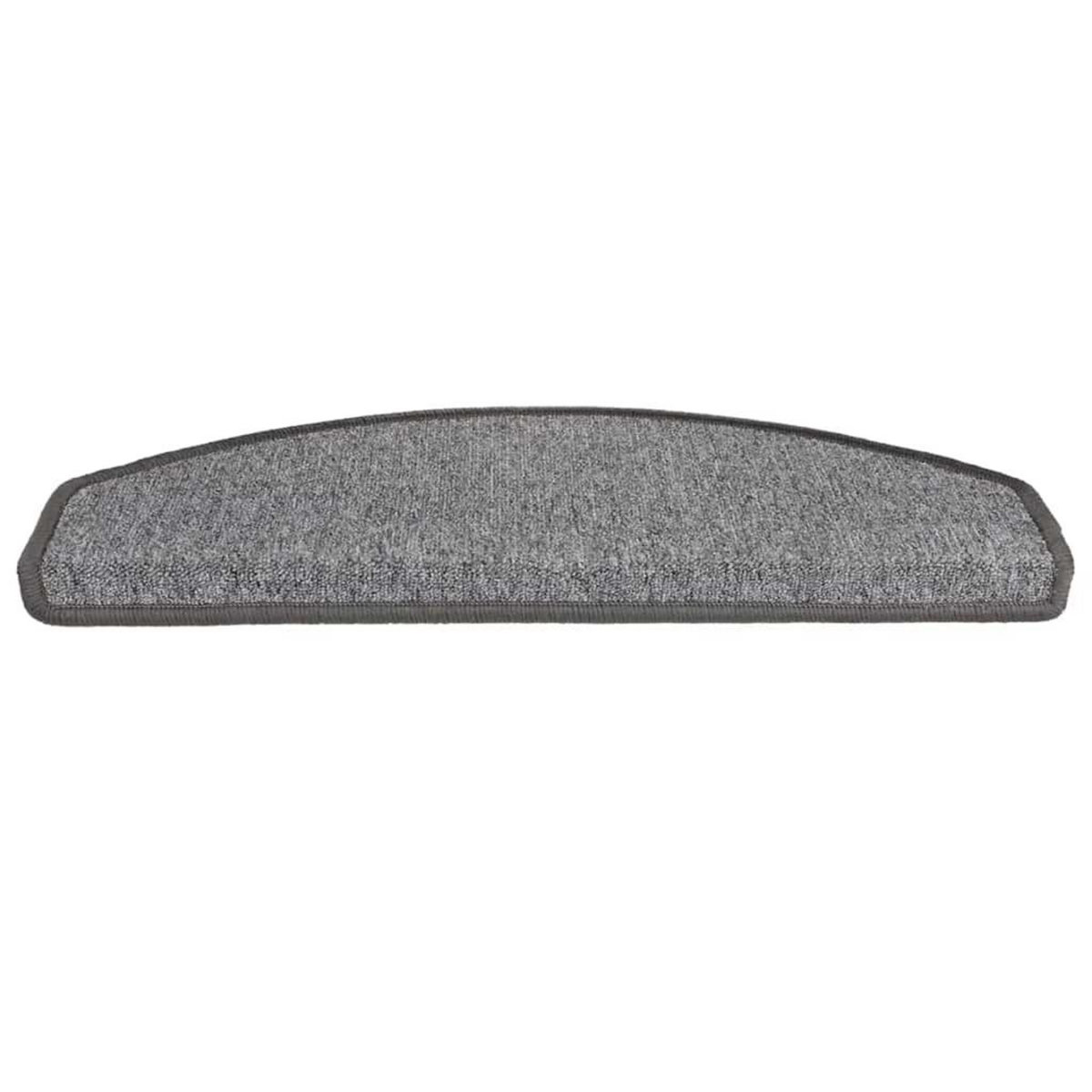 VIDAXL Tapis d'escalier 20 pcs gris fonce 65x24x4 cm
