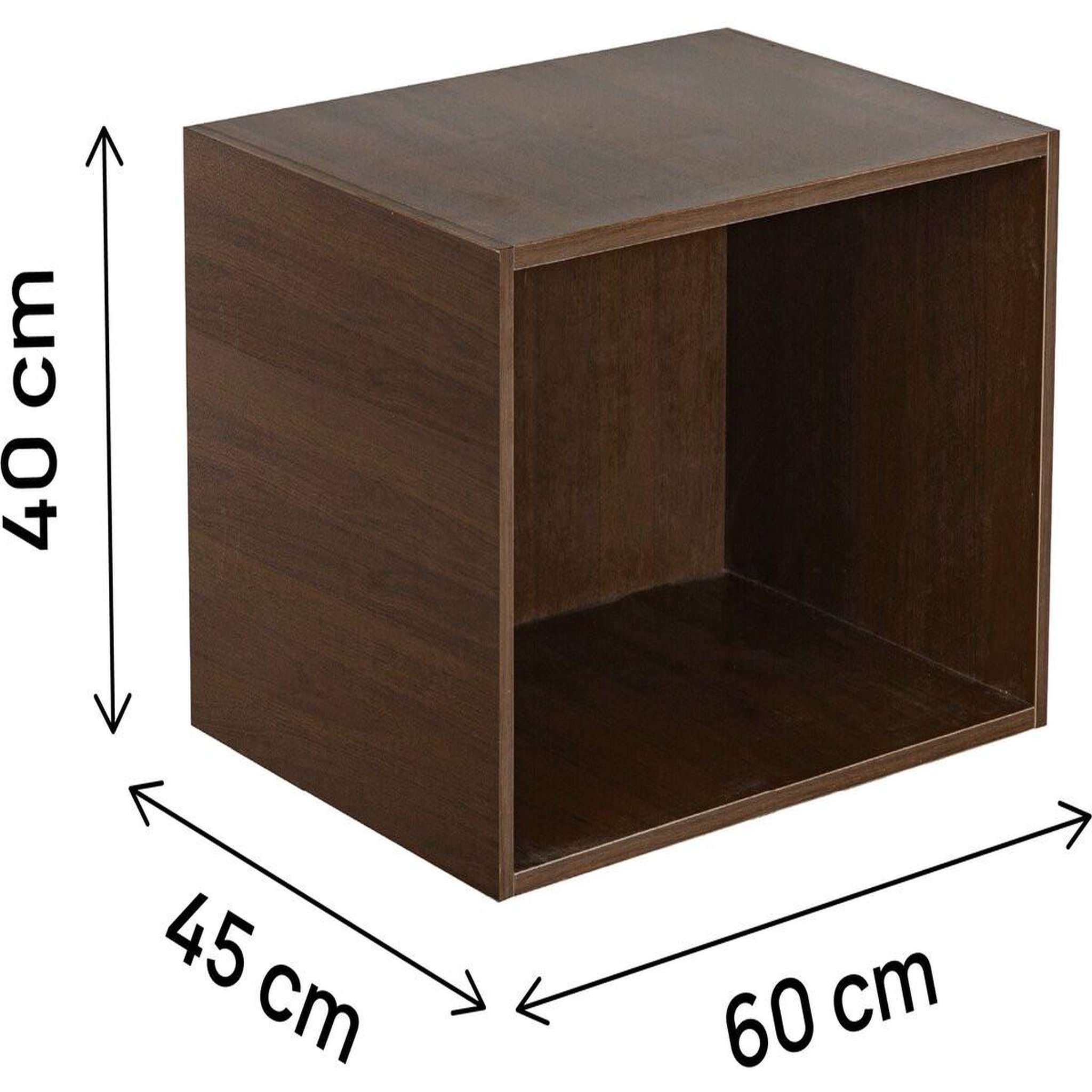 Voir la diapositive 3 : Habitat et Jardin Module surélévation de dressing en bois  opéra  - 60 x 45 x 40 cm - marron
