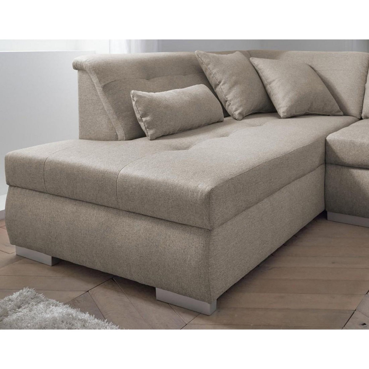 LISA DESIGN Vermont - canapé panoramique d'angle gauche - 7 places - xxl