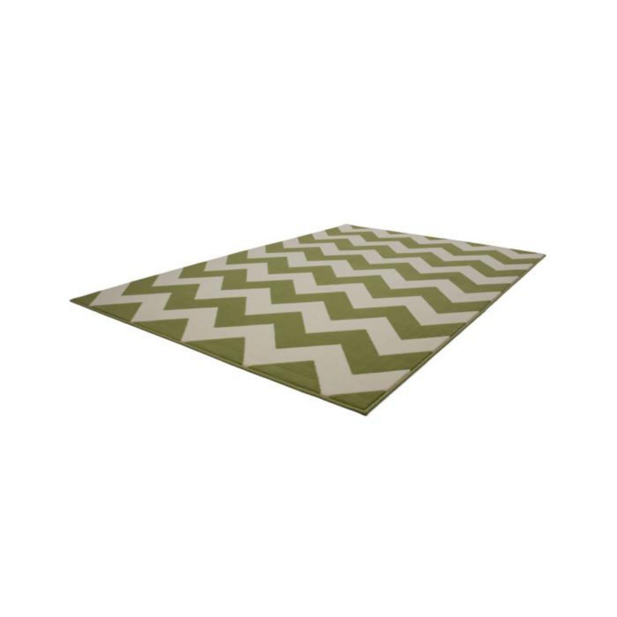 Paris Prix Tapis Géométrique à Poils Courts  Manolya  Vert