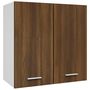 Voir la diapositive 2 : VIDAXL Armoire suspendue Chene marron 60x31x60 cm Bois d'ingenierie