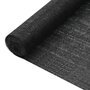 VIDAXL Filet brise-vue Noir 3,6x10 m PEHD 75 g/m^2