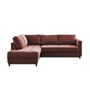 Voir la diapositive 5 : LISA DESIGN Anna - canapé d'angle gauche - 5 places - convertible - en velours
