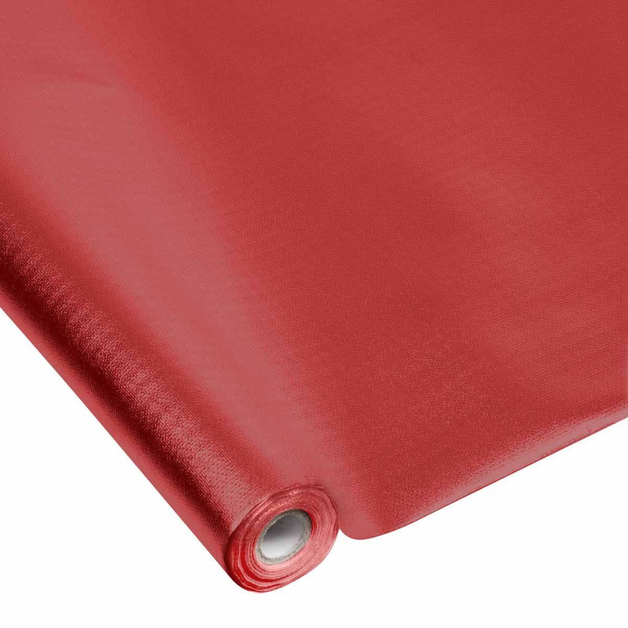 HOMEA Nappe plastique  imperméable  1,20x5m rouge