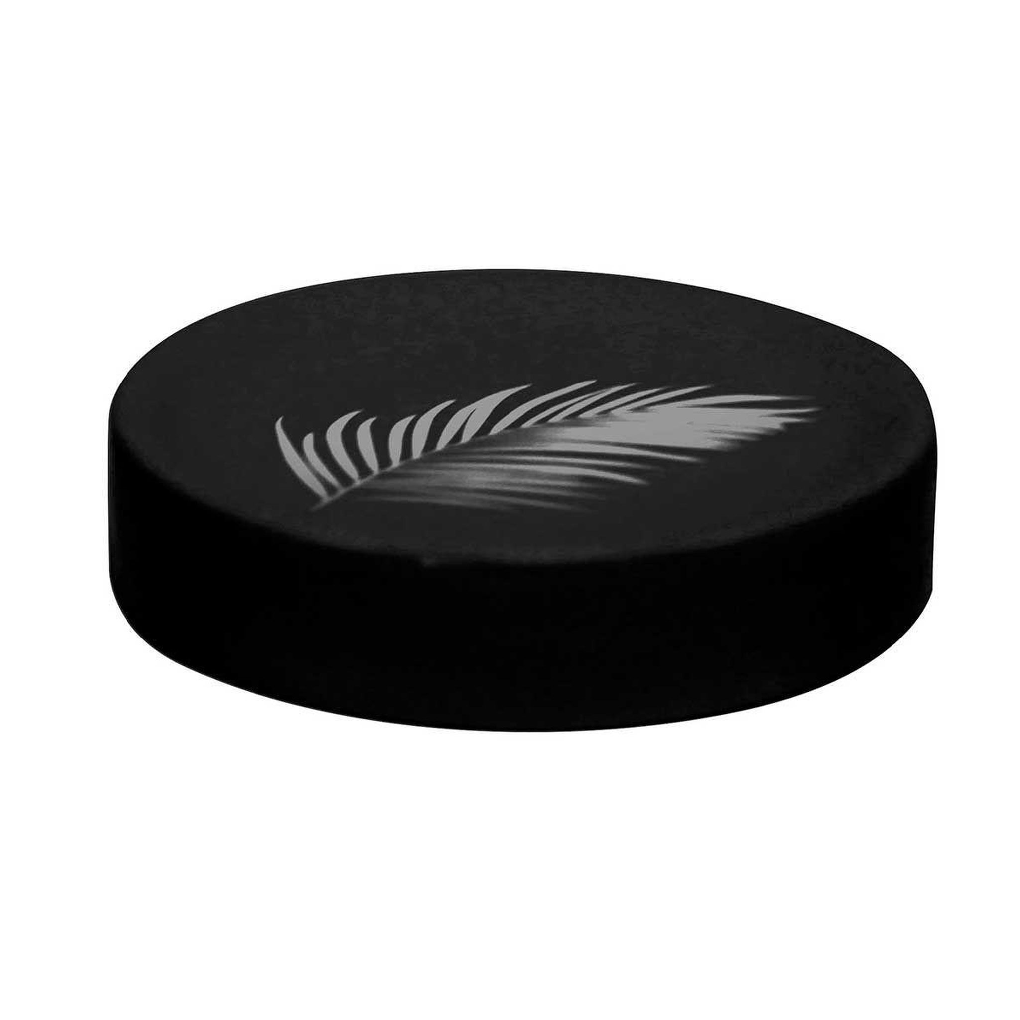 Douceur d'Intérieur Porte savon imprimé  orbella  11cm noir & argent