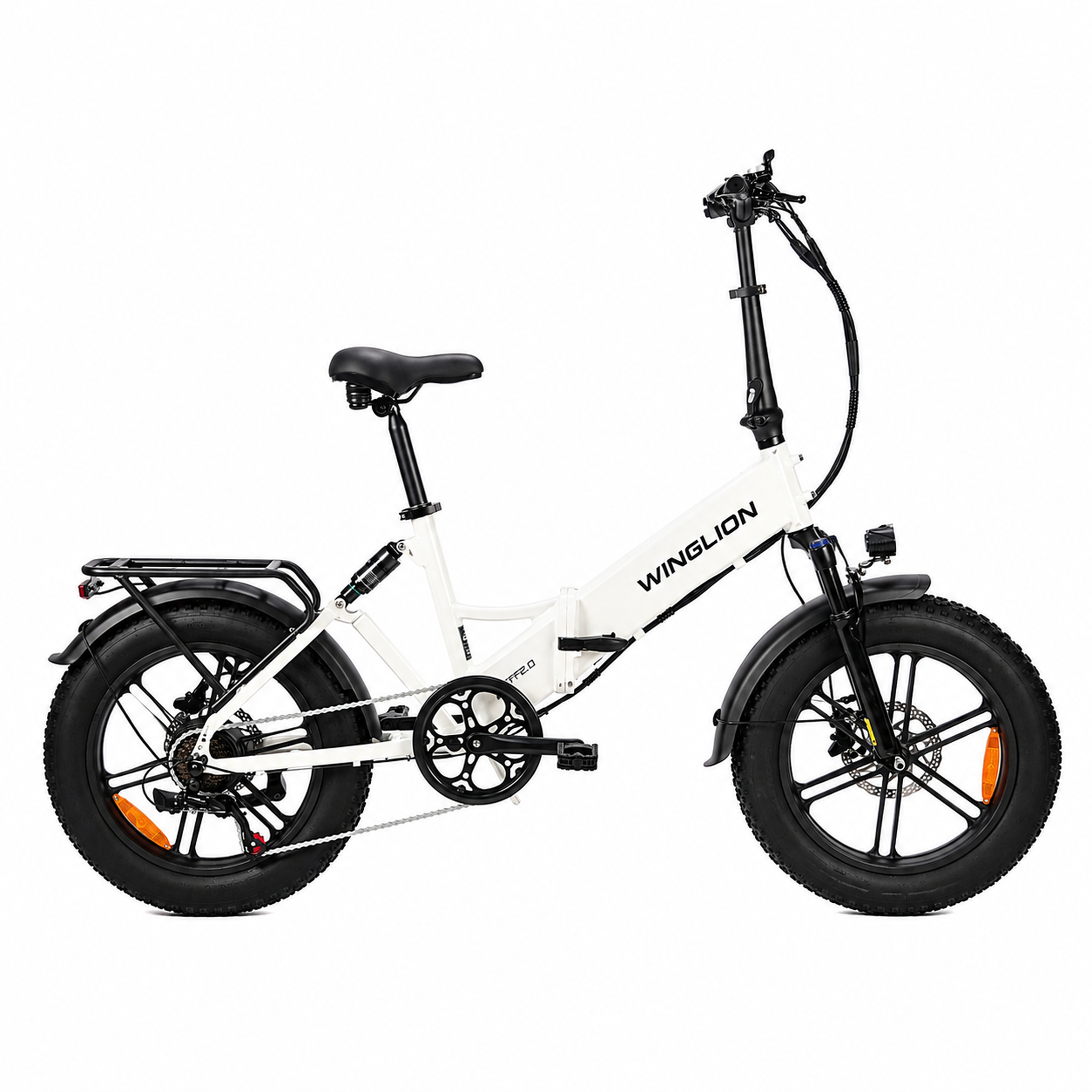 Voir la diapositive 1 : WINGLION Fat bike électrique pliant 20 pouces winglion eb-ff2.0