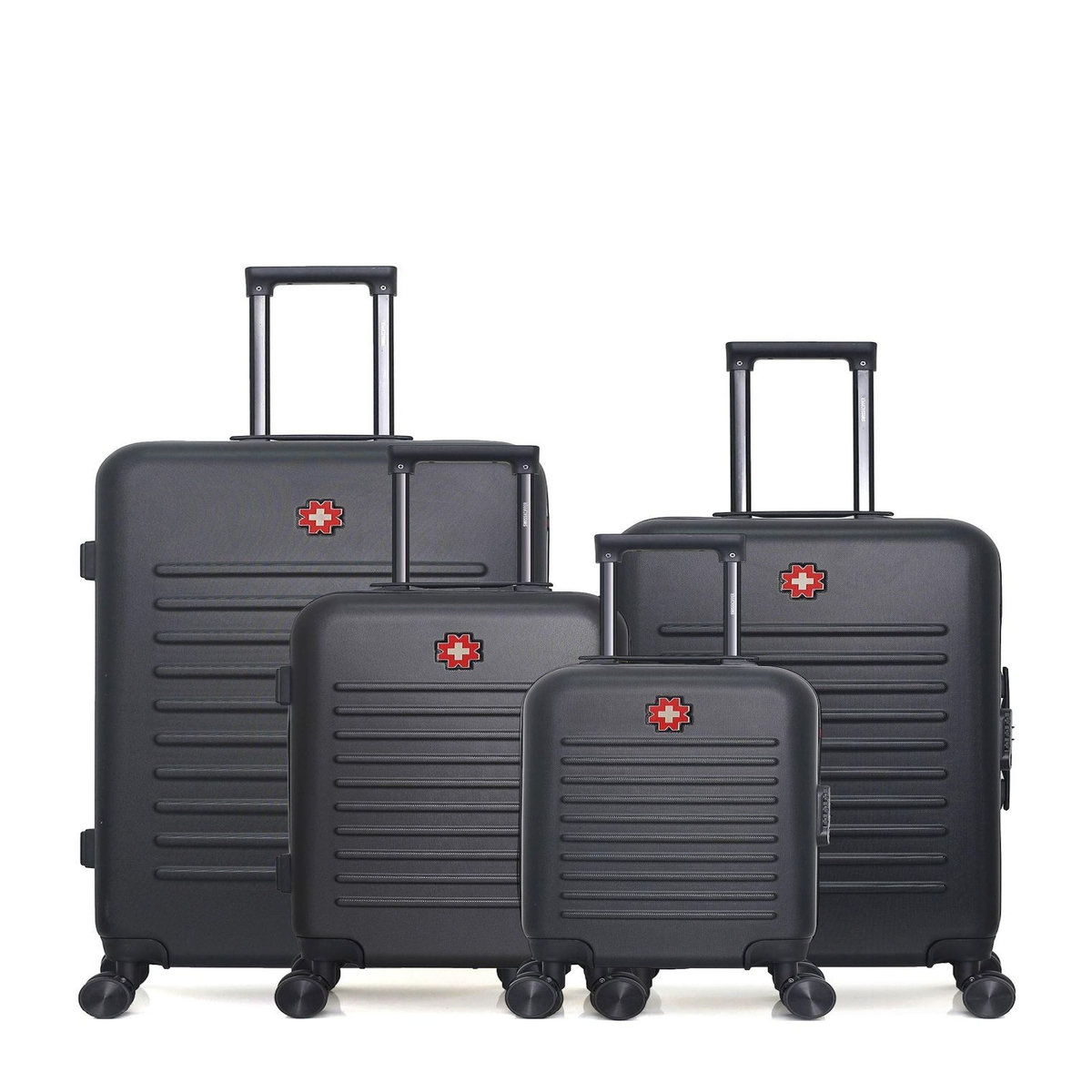 SWISS KOPPER SWISS KOPPER - LOT DE 4 - Valise Grand Format, Valise Week-end, Valise Cabine et Valise Cabine XXS WIL