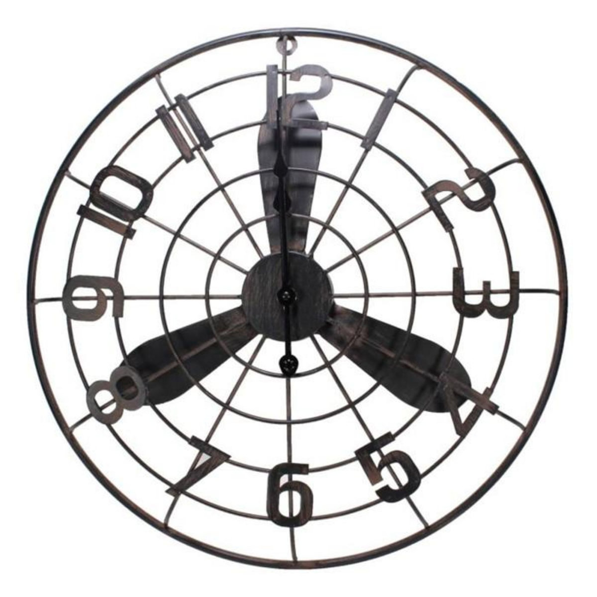 Paris Prix Horloge Murale Vintage  Indus  50cm Marron