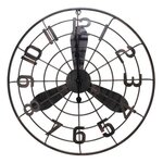 Paris Prix Horloge Murale Vintage  Indus  50cm Marron