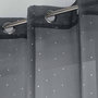 Voir la diapositive 2 : Paris Prix Rideau Voilage à Œillets  Orion  140x240cm Anthracite