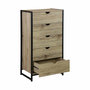 Voir la diapositive 5 : SWEEEK Commode. Loft. chiffonnier avec 5 tiroirs L 60 cm x l 40 cm x H 110 cm