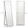 Voir la diapositive 3 : HOMCOM Grand miroir pleine longueur rectangulaire 50 x 160 cm - miroir sur pied ou mural - noir