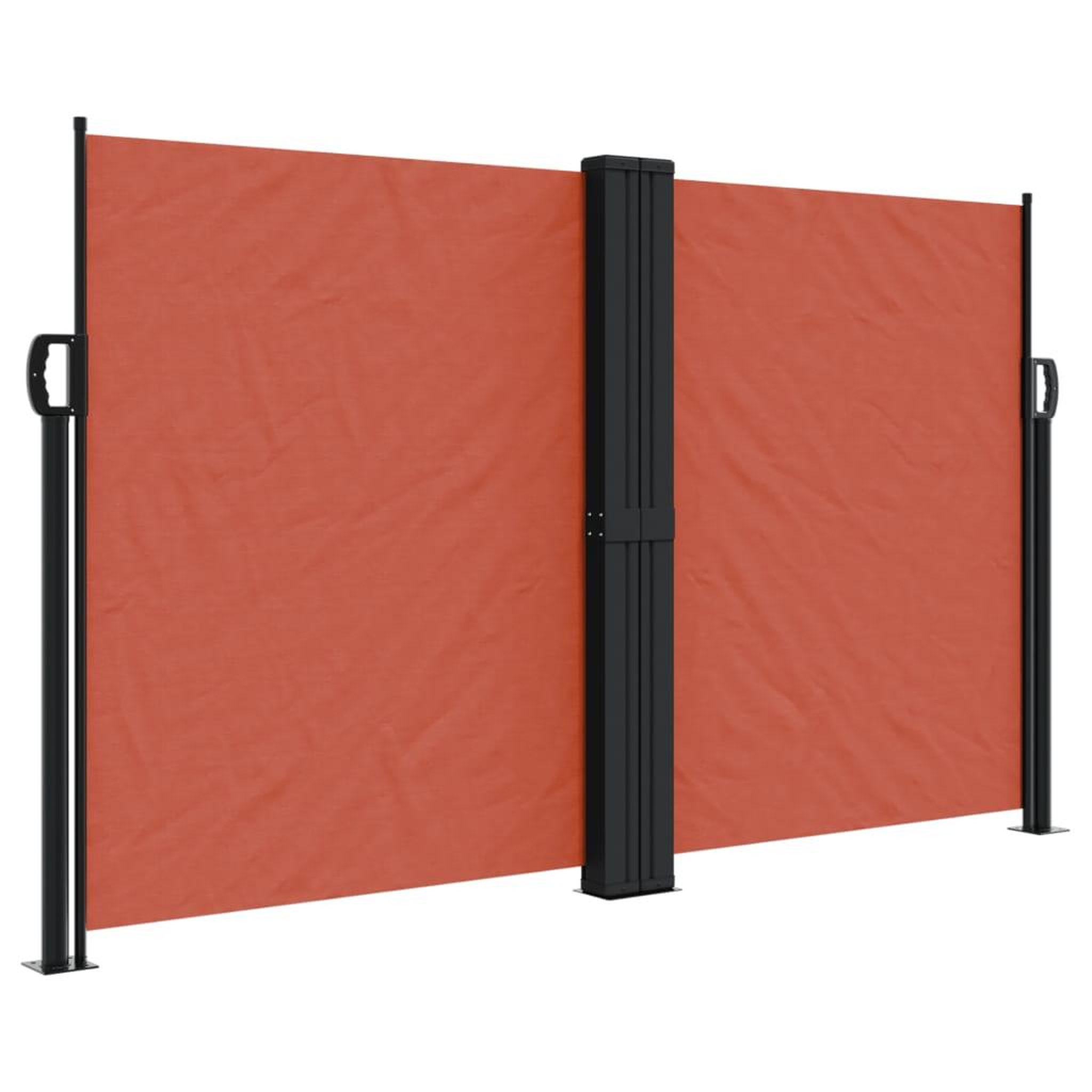 Voir la diapositive 2 : VIDAXL Auvent lateral retractable terre cuite 140x1200 cm
