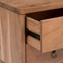 Voir la diapositive 5 : ATMOSPHERA Console 2 portes et 4 tiroirs en bois JILING - Marron