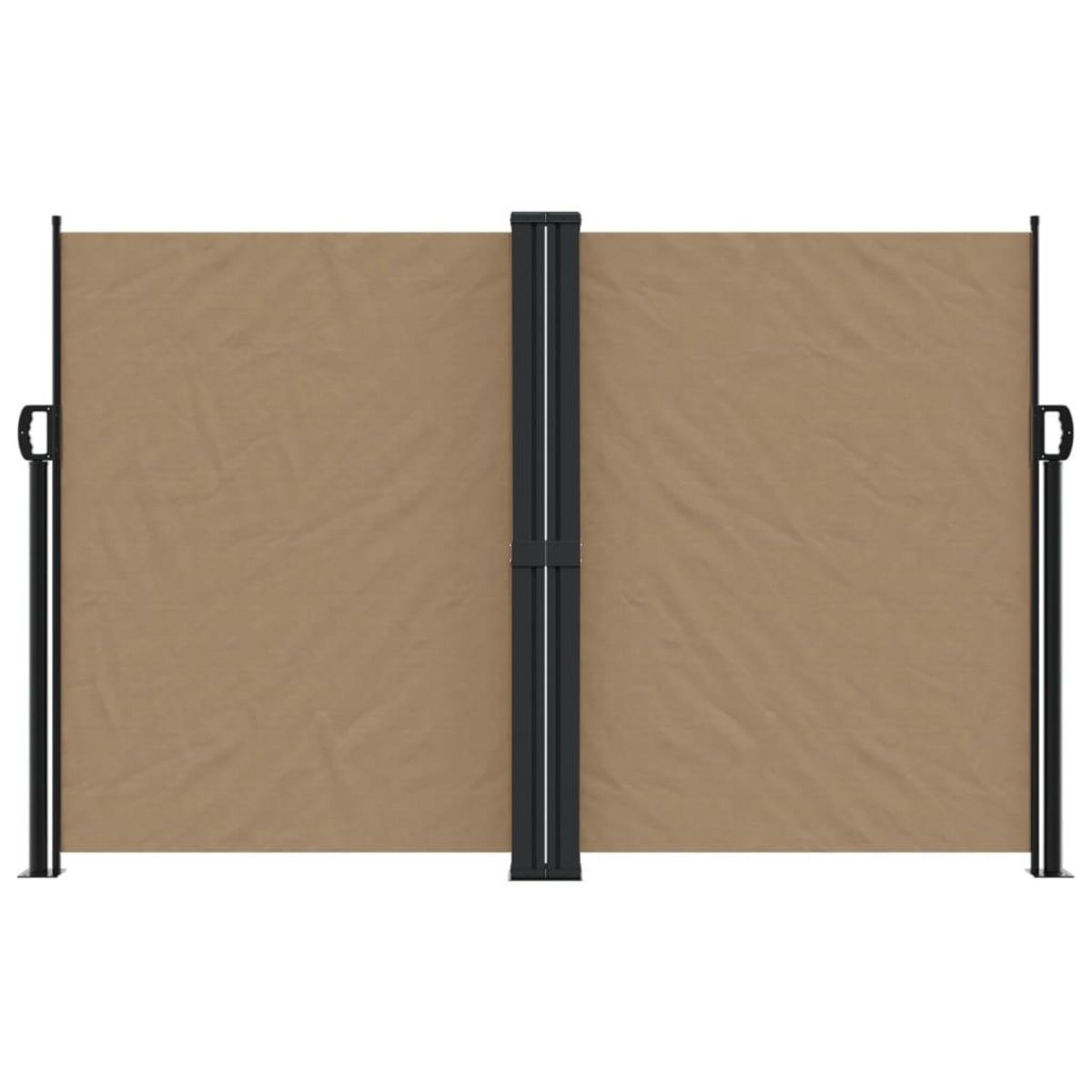 VIDAXL Auvent lateral retractable taupe 160x600 cm