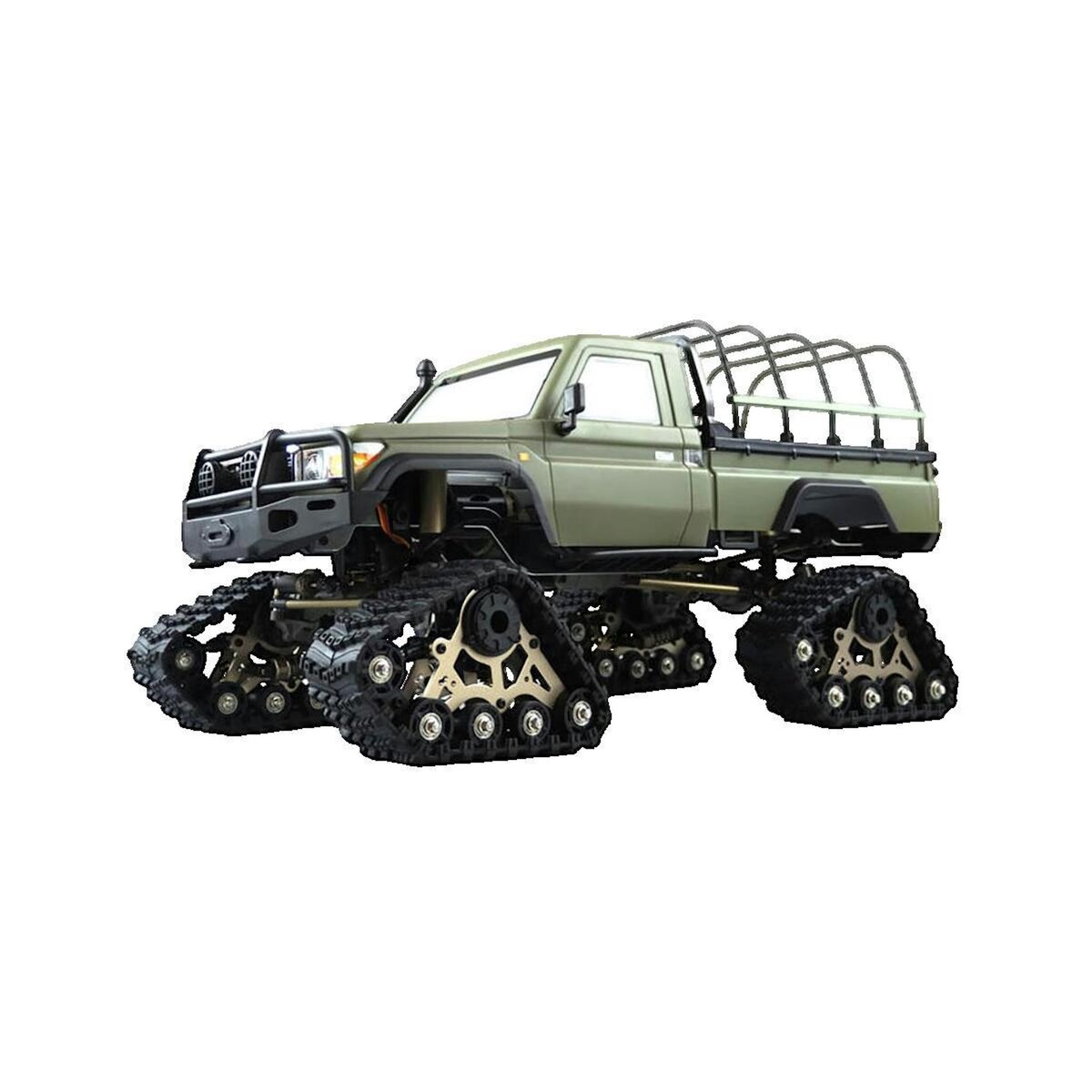 Amewi Voiture télécommandée Amewi AMXRock RCX10PTS tout terrain verte
