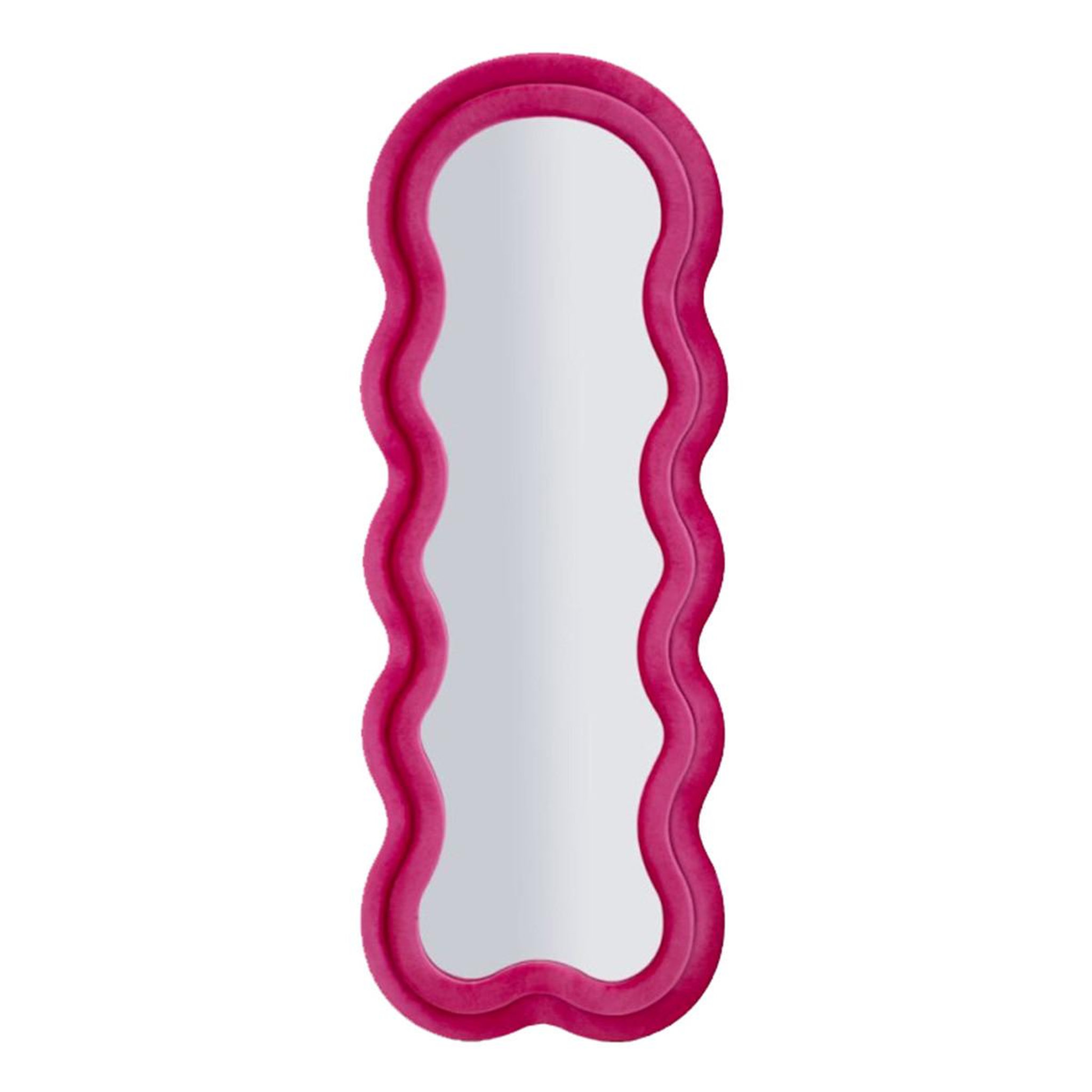Paris Prix Miroir mural design  velvet  160cm fuchsia