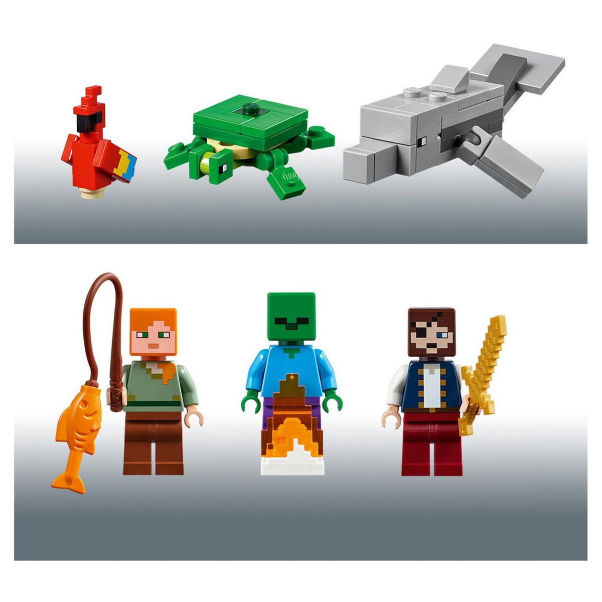 LEGO Minecraft 21152 - L'aventure du bateau pirate