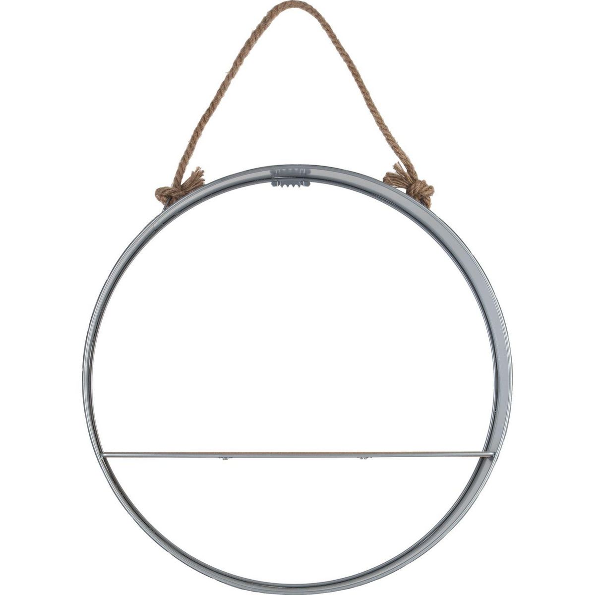 ATMOSPHERA Etagère murale Retro - Diam. 55 cm - Gris