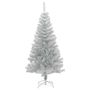Voir la diapositive 3 : VIDAXL Sapin de Noël artificiel avec support argente 150 cm PET