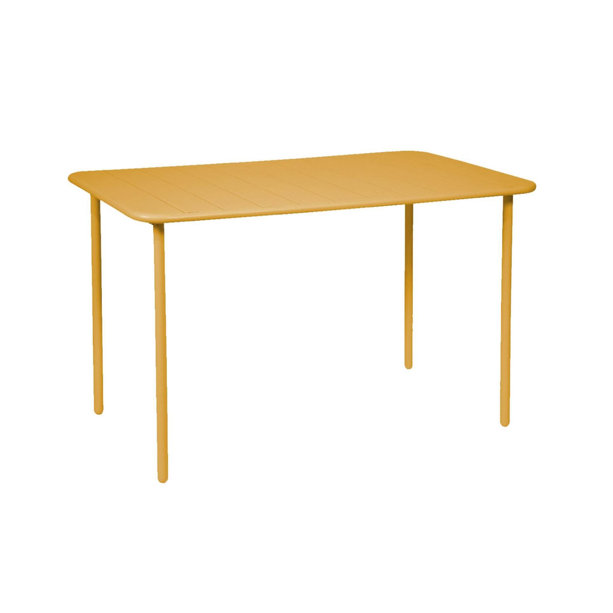 SWEEEK Table de jardin métal 4 places, Amelia L 120 x 70 x 72,5cm
