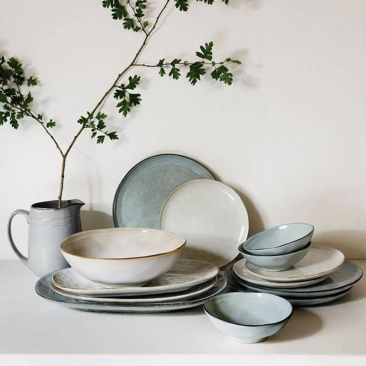 SECRET DE GOURMET Saladier Design  Flower  24cm Gris