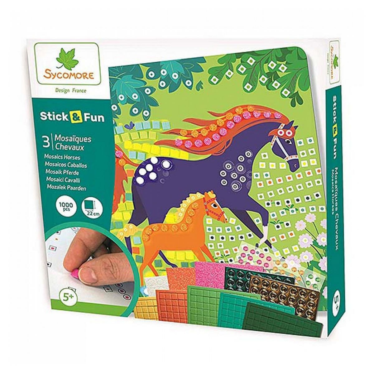 Au Sycomore Stick n Fun PM mosaiques Chevaux