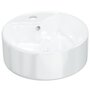 Voir la diapositive 2 : VIDAXL Lavabo blanc 40x14,5 cm ceramique rond