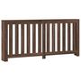 Voir la diapositive 2 : VIDAXL Cache radiateur chêne marron 175x20x82 cm bois d ingénierie