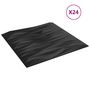 Voir la diapositive 3 : VIDAXL Panneaux muraux 24 pcs noir 50x50 cm XPS 6 m^2 pierre