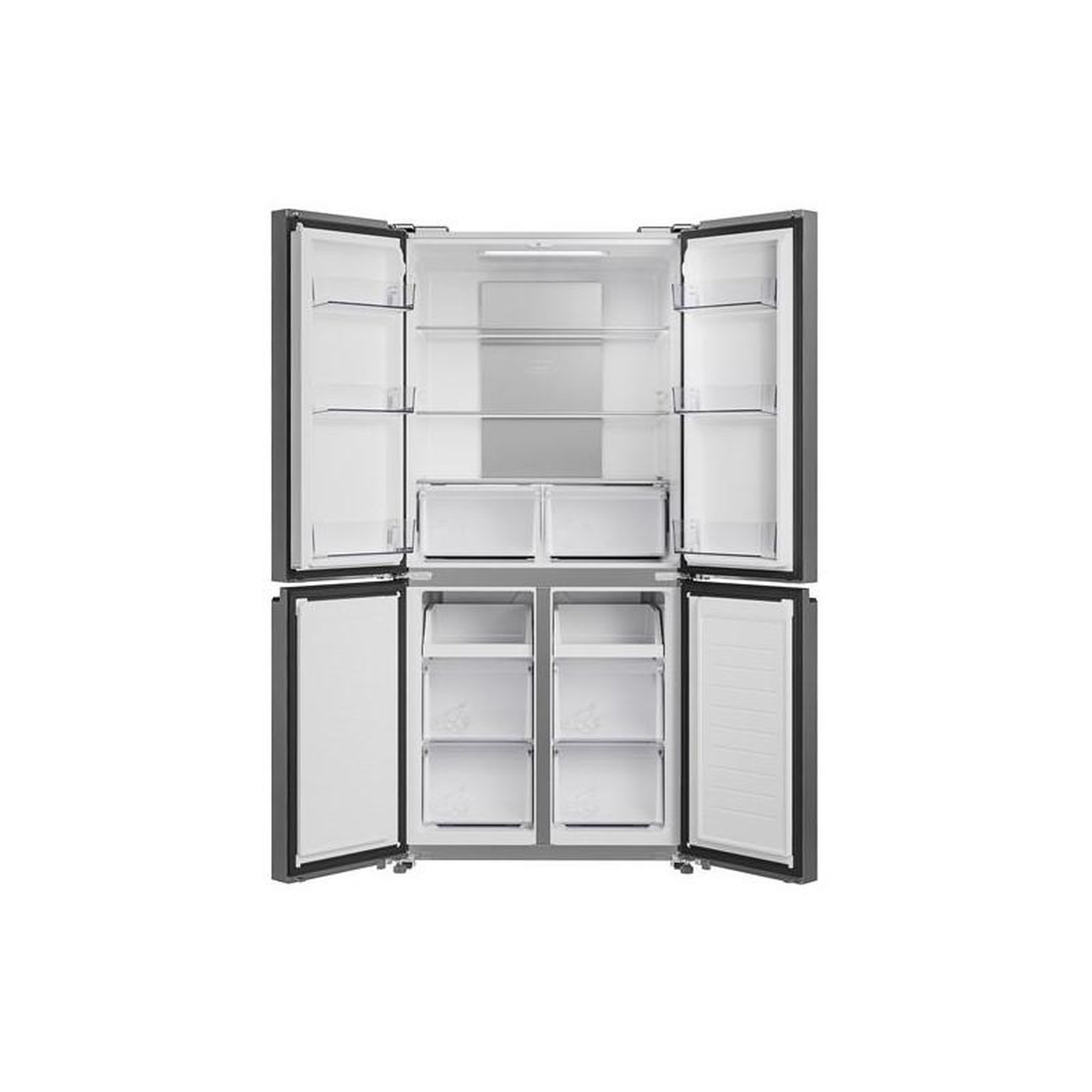 Voir la diapositive 4 : Candy Réfrigérateur multi-portes 467L (311+156L) Total No Frost Classe C moteur inverter 181,5x83,3x65 cm – Candy CFQQ5T817EPS