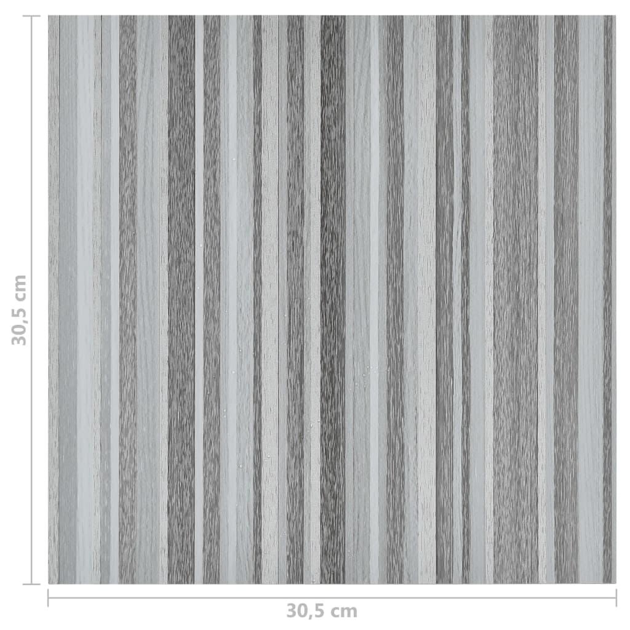 Voir la diapositive 6 : VIDAXL Dalles de plancher autoadhesives 55 pcs PVC 5,11 m^2 gris clair