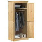 VIDAXL Garde-robe  76x50x170 cm bois de pin massif