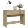 Voir la diapositive 4 : VIDAXL Table console Chene sonoma 100x39x75 cm Bois d'ingenierie