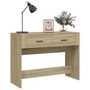 Voir la diapositive 4 : VIDAXL Table console Chene sonoma 100x39x75 cm Bois d'ingenierie