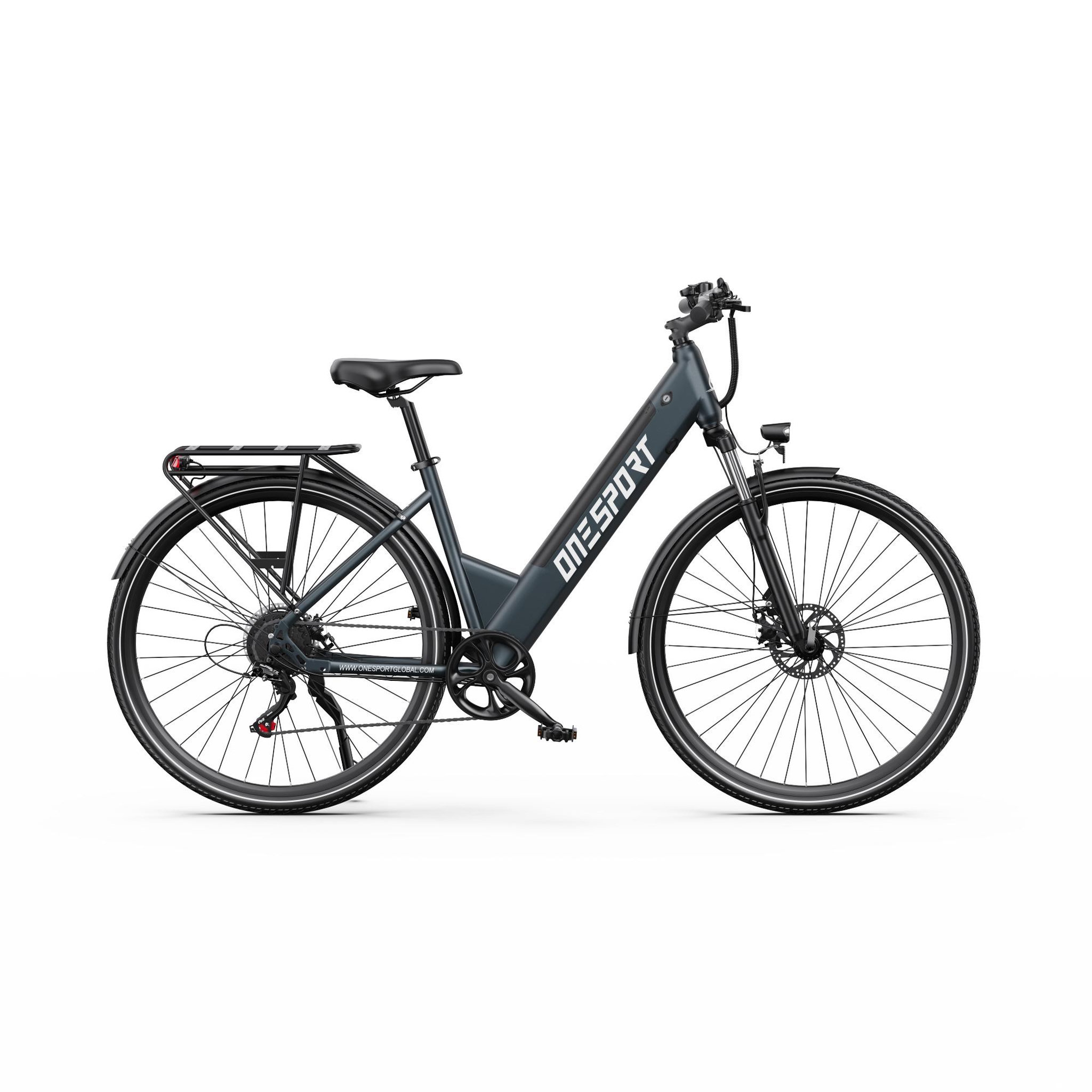 ONESPORT Vélo électrique urbain ONESPORT OT12. Coloris disponibles : Noir