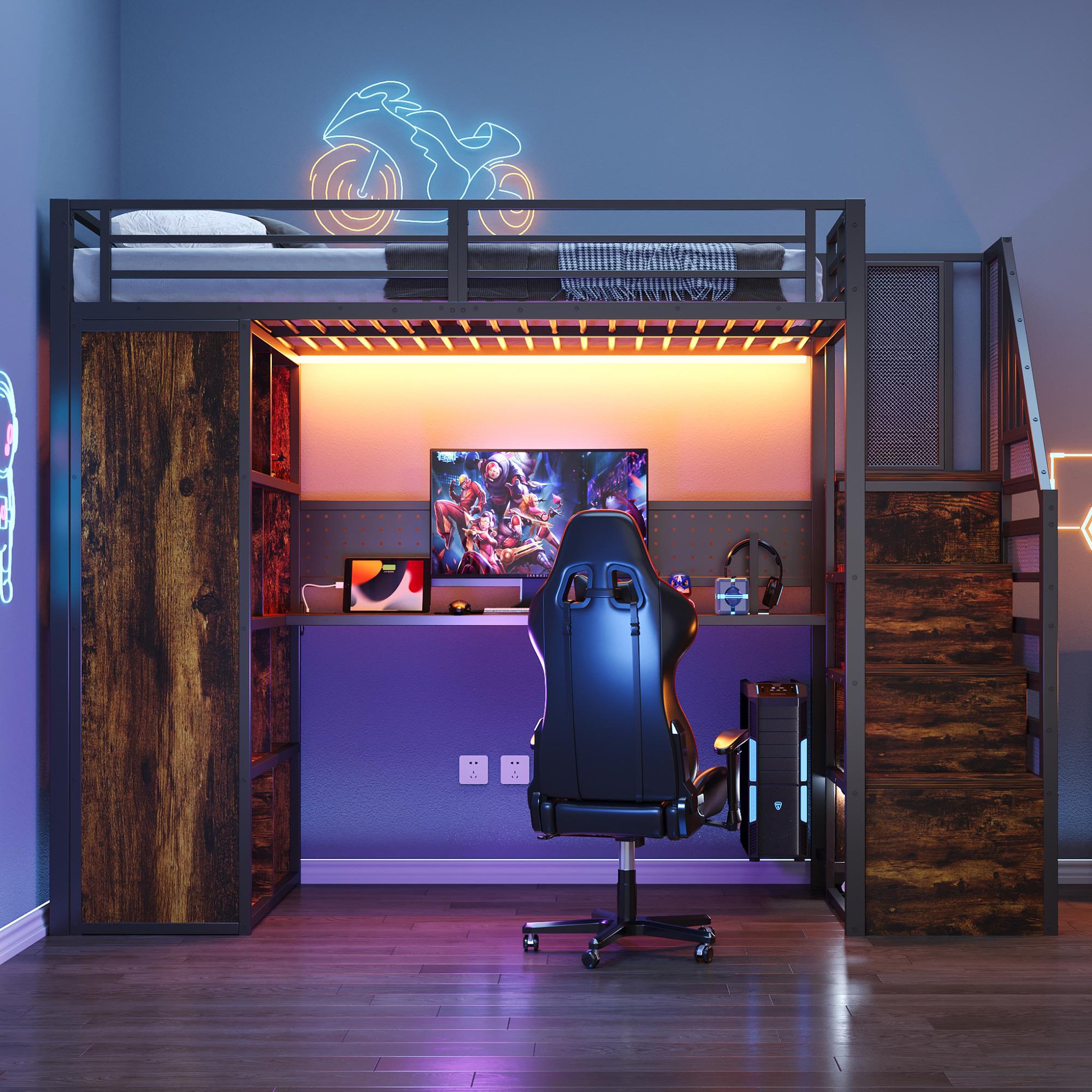 Voir la diapositive 2 : MERAX Lit mezzanine