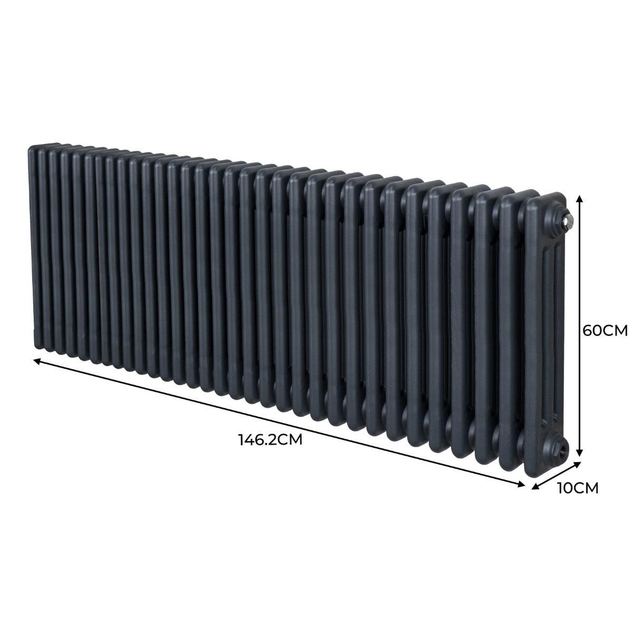 Voir la diapositive 5 : MONSTERSHOP Radiateur traditionnel à 3 colonnes – 600 x 1462 mm