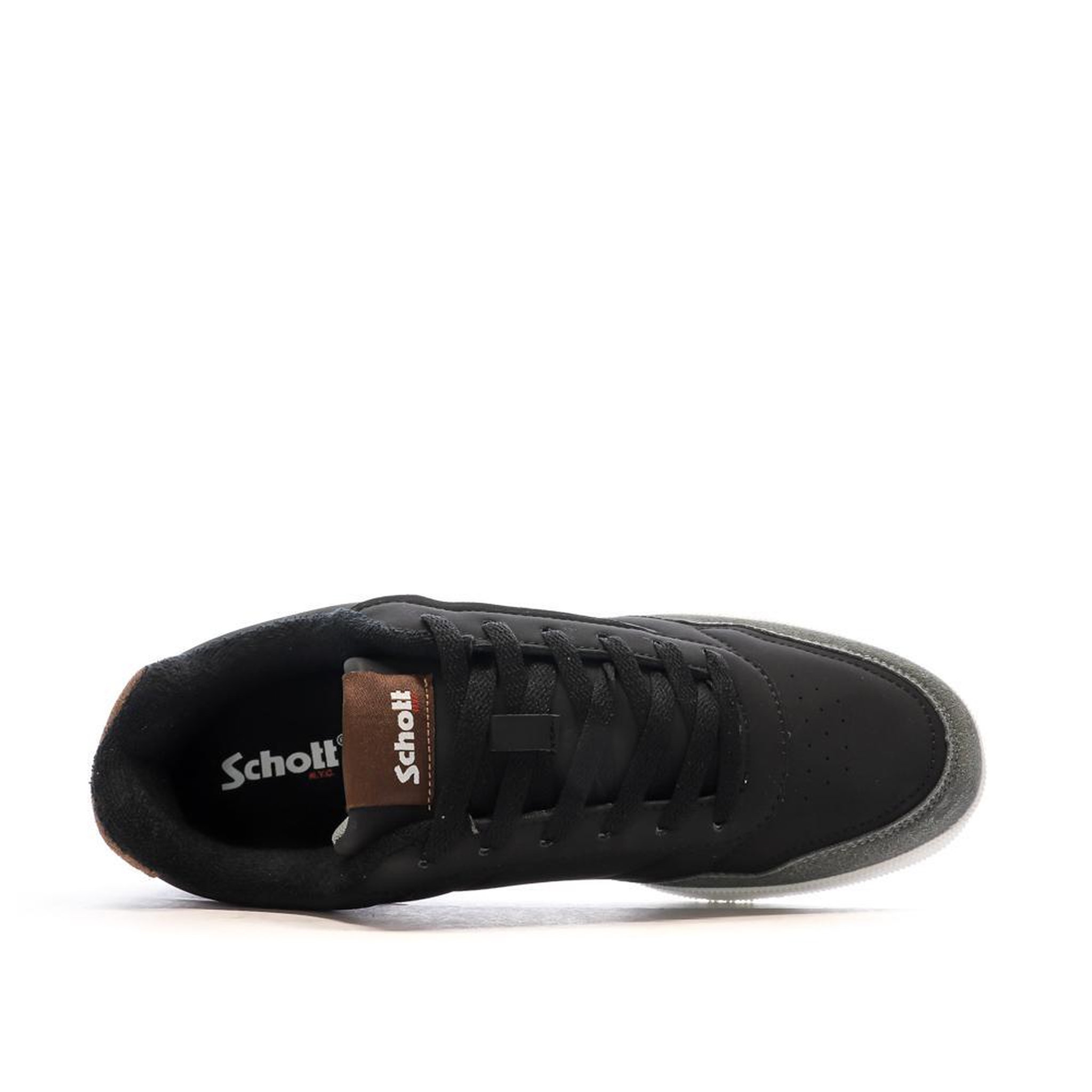 Voir la diapositive 4 : Schott Baskets Noires Homme Schott Titan