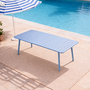 Voir la diapositive 4 : CONCEPT USINE Table de jardin 10-12 places 234cm bleue BERGAME