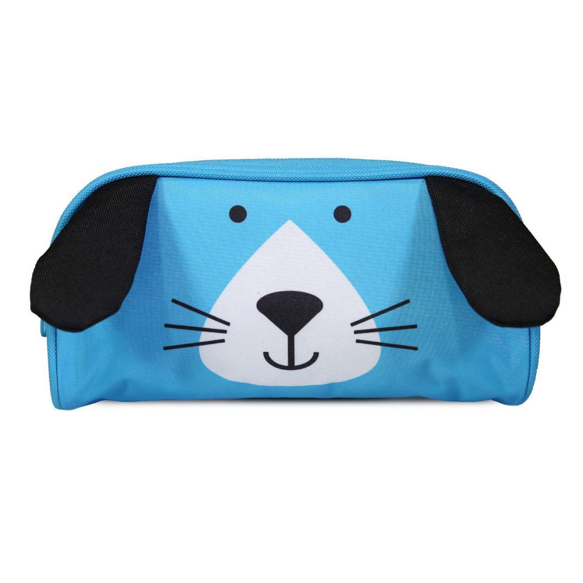Bagtrotter BAGTROTTER Trousse scolaire rectangulaire 3D Chien Kids Bleue