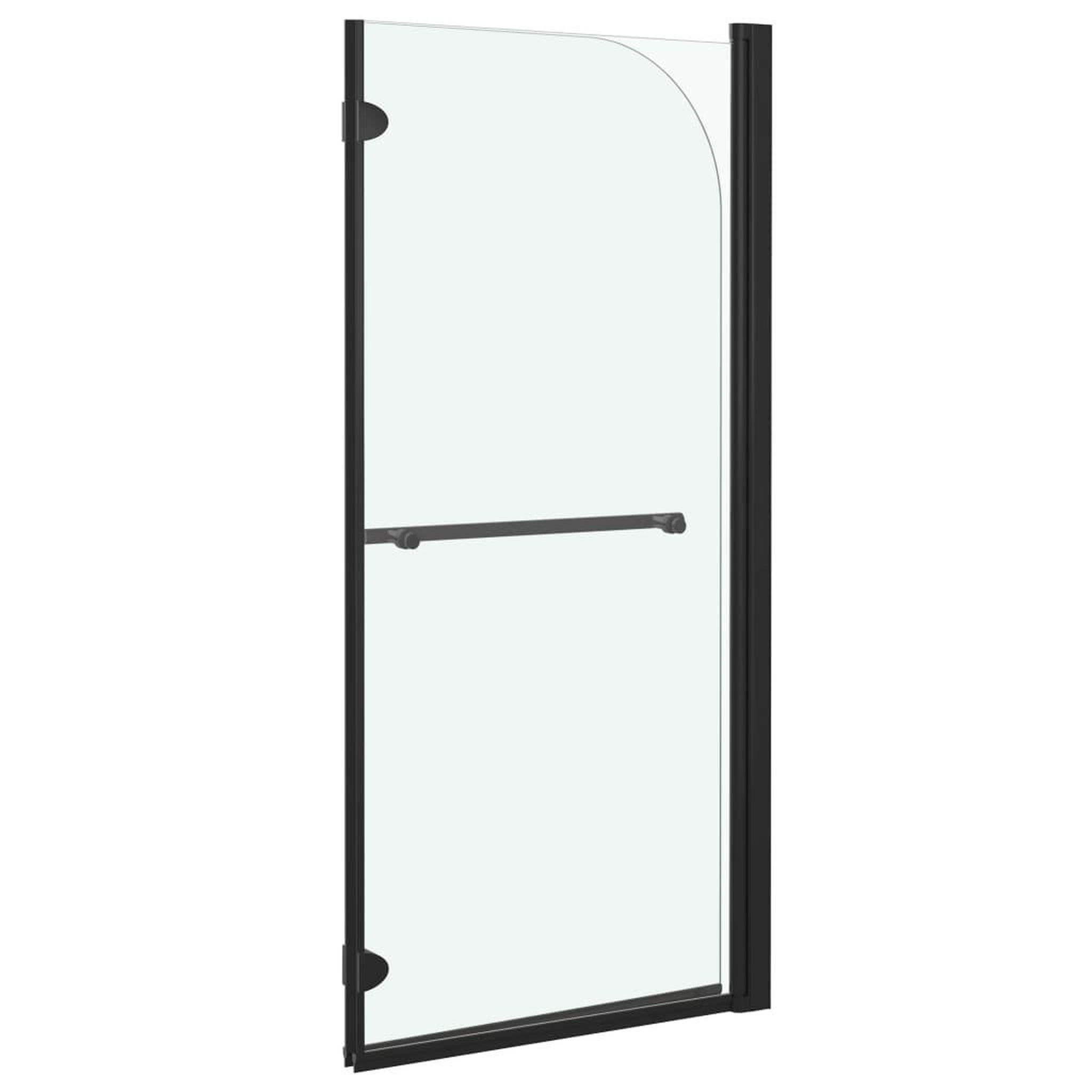 Voir la diapositive 4 : VIDAXL Cabine de douche pliable 2 panneaux ESG 120x140 cm Noir