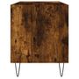 Voir la diapositive 5 : VIDAXL Armoire a disques chene fume 85x38x48 cm bois d'ingenierie