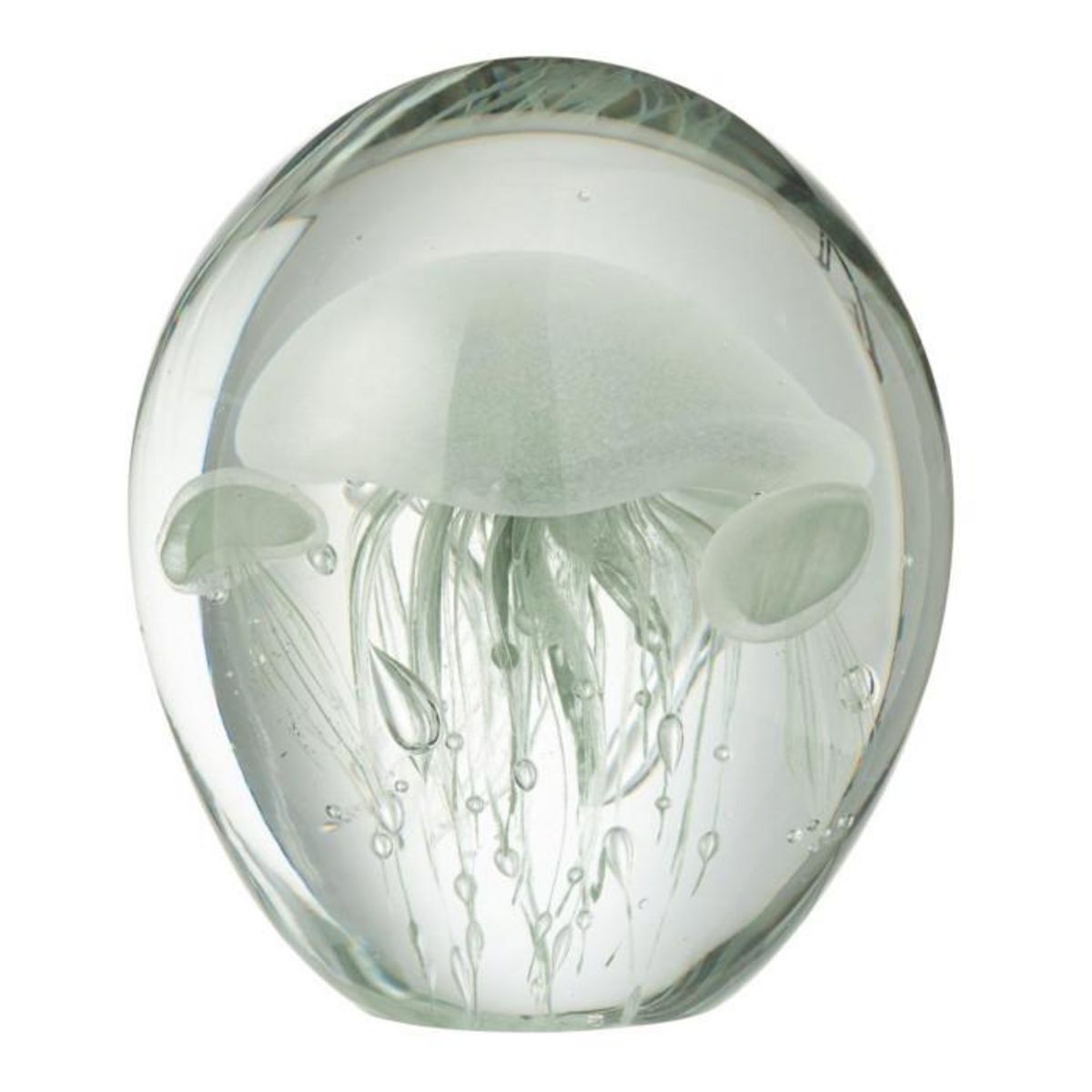 Paris Prix Presse-Papier en Verre Méduses  Calypso  16cm Vert