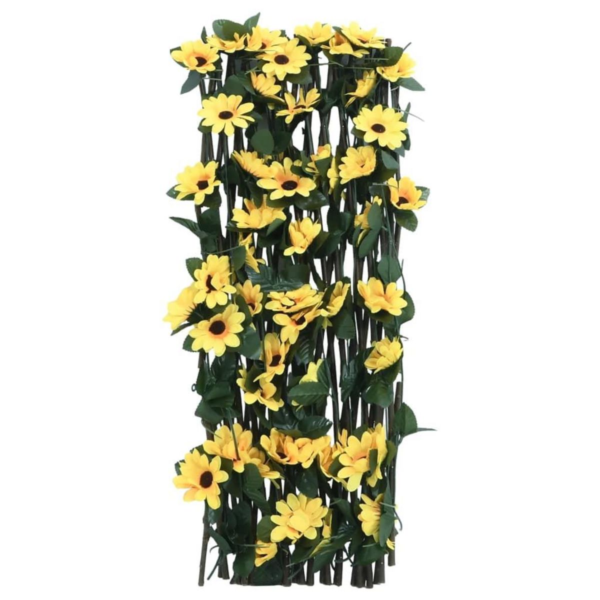 VIDAXL vidaXL Treillis de lierre artificiel extensible jaune 180x60 cm
