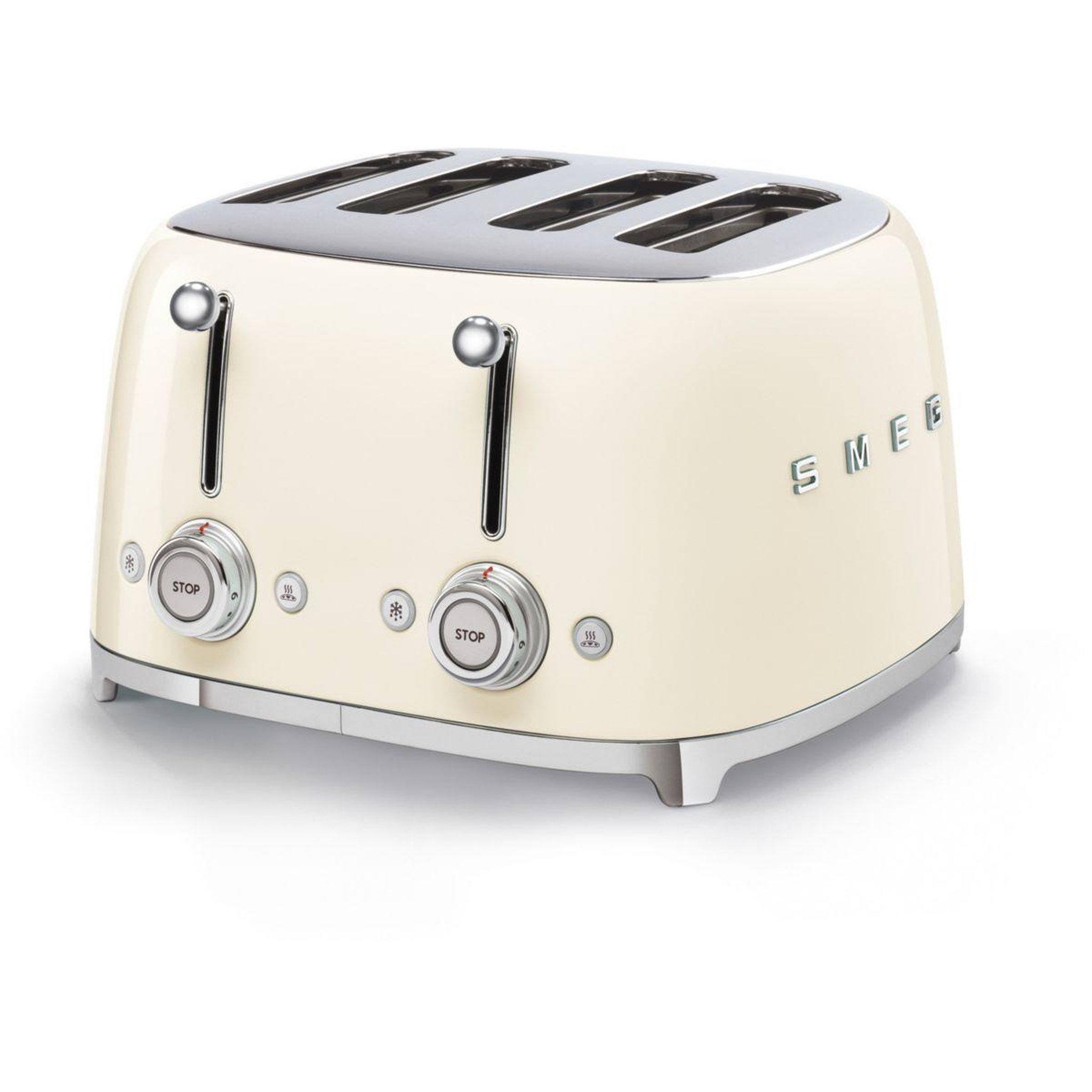 Voir la diapositive 1 : SMEG Grille-pain TSF03CREU Crème
