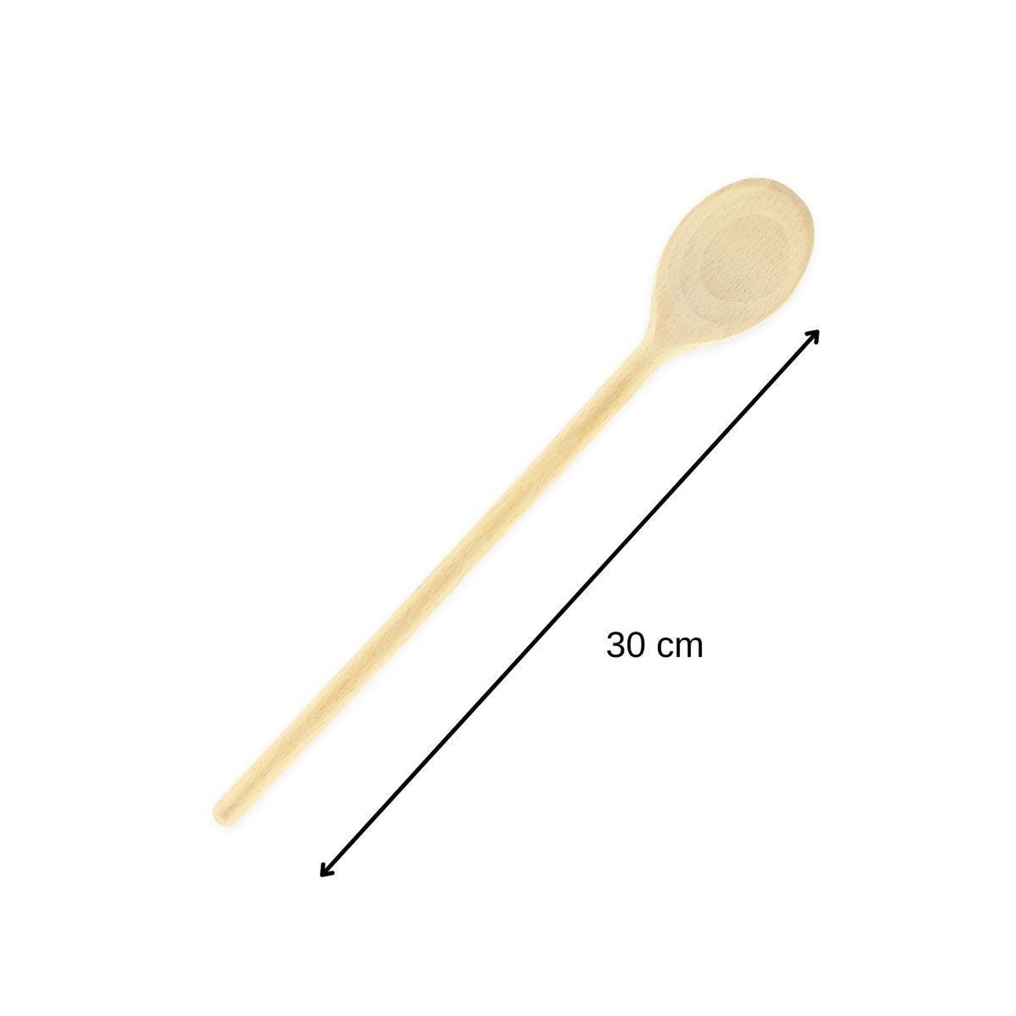 Voir la diapositive 3 : Fackelmann Ensemble de 3 cuillères de cuisine en bois 30 cm fackelmann wood edition