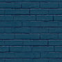 Voir la diapositive 2 : Noordwand Noordwand Papier peint Good Vibes Brick Wall Bleu
