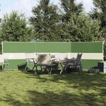 VIDAXL Brise vent de camping vert 490x123 cm imperméable