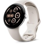 GOOGLE Montre connectée Pixel Watch 3 45mm Argent Poli Bluetooth